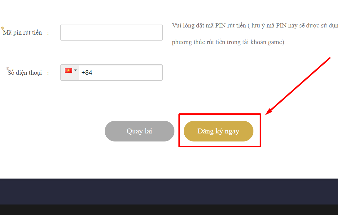 Cách tạo tài khoản cá độ bóng đá SV66 cho người mới 8 Hoàn tất quá trình đăng ký trong cách tạo tài khoản cá độ bóng đá