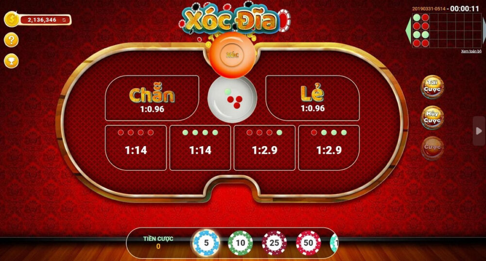 Tìm hiểu các cách dự đoán chẵn lẻ xóc đĩa chính xác nhất 5 Chẵn lẻ trong xóc đĩa là kết quả của ván xóc đĩa